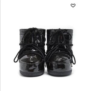 Moon Boots Icon Low Glitter Black 39/41